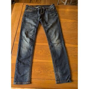 See Thru Soul Most Wanted Jeans Women's 5-Pocket Sz 29 Low Rise 31"long EUC